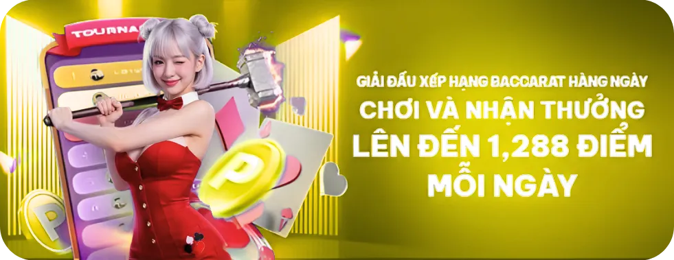 chơi và nhận thưởng lên đến 1,288 điểm