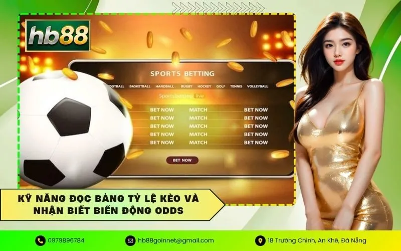 Kỹ năng đọc bảng tỷ lệ kèo và nhận biết biến động odds